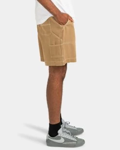 Element Carpenter Twill - Elasticated Shorts For Men -Element elyws00117 elementw kha frt2