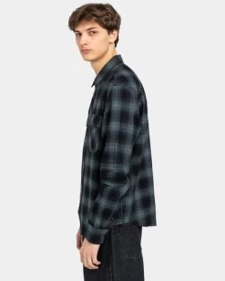 Element Tacoma Classic - Long Sleeve Flannel Shirt For Men -Element elywt00133 elementw gzc1 frt2