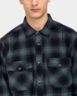 Element Tacoma Classic - Long Sleeve Flannel Shirt For Men -Element elywt00133 elementw gzc1 frt3