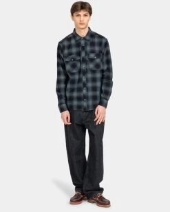 Element Tacoma Classic - Long Sleeve Flannel Shirt For Men -Element elywt00133 elementw gzc1 frt9