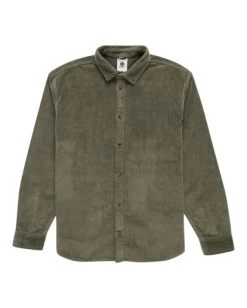 Element Tree Icon - Long Sleeve Corduroy Shirt For Men -Element elywt00138 elementf gzc0 frt1