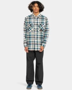 Element Hueco Classic - Long Sleeve Flannel Shirt For Men -Element elywt00140 elementw crz1 frt9