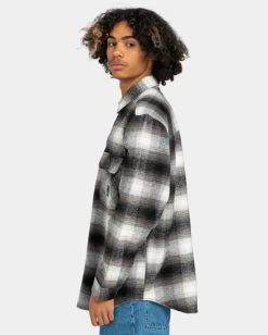 Element Hueco Neon - Long Sleeve Flannel Shirt For Men -Element elywt00141 elementw kvd1 frt2