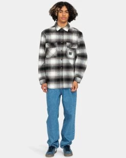 Element Hueco Neon - Long Sleeve Flannel Shirt For Men -Element elywt00141 elementw kvd1 frt9