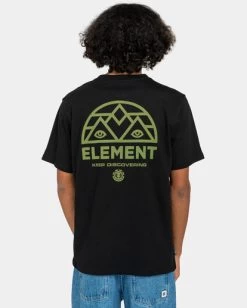 Element Disco - T-Shirt For Men -Element elyzt00274 elementw fbk bck1