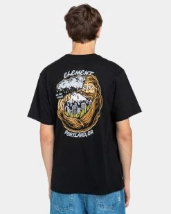 Element Rain - T-Shirt For Men -Element elyzt00278 elementw fbk bck1