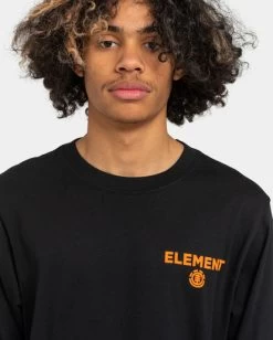 Element Disco - Long Sleeve T-Shirt For Men -Element elyzt00285 elementw fbk frt3