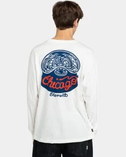 Element Chicago - Long Sleeve T-Shirt For Men -Element elyzt00286 elementw wbs0 bck1