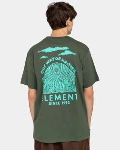 Element One Way - T-Shirt For Men -Element elyzt00310 elementw gqm0 bck1