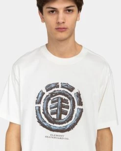 Element Wooden Tree Logo - T-Shirt For Men -Element elyzt00311 elementw wbs0 frt3
