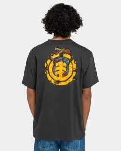 Element Snake - T-Shirt For Men -Element elyzt00313 elementw kta0 bck1