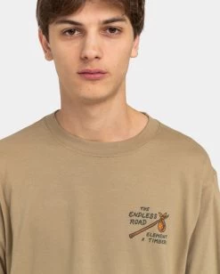 Element Timber Roam - Long Sleeve T-Shirt For Men -Element elyzt00334 elementw kha frt3