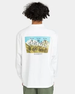 Element Nature Calls - Long Sleeve T-Shirt For Men -Element elyzt00345 elementw wbb0 bck1