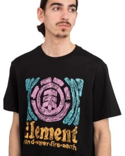 Element Volley - T-Shirt For Men -Element elyzt00362 elementw fbk frt3