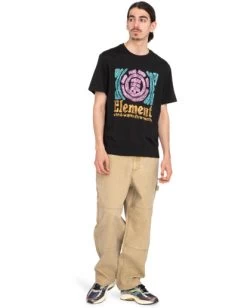 Element Volley - T-Shirt For Men -Element elyzt00362 elementw fbk frt9