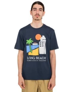 Element Long Beach Worldwide - T-Shirt For Men -Element elyzt00401 elementw ecn frt1