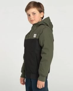 Element Wolfeboro Dulcey Two Tones - Water-Resistant Jacket For Boys -Element u2jka3elf0 elementw 3732 frt2