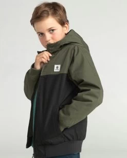 Element Wolfeboro Dulcey Two Tones - Water-Resistant Jacket For Boys -Element u2jka3elf0 elementw 3732 frt4