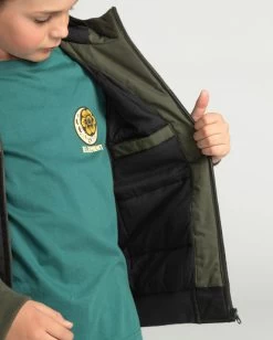 Element Wolfeboro Dulcey Two Tones - Water-Resistant Jacket For Boys -Element u2jka3elf0 elementw 3732 frt5