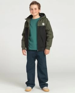 Element Wolfeboro Dulcey Two Tones - Water-Resistant Jacket For Boys -Element u2jka3elf0 elementw 3732 frt9